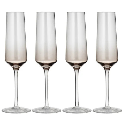 Prism Champagne Glasses | Noir