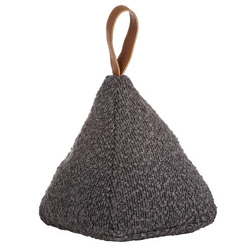 Boucle Charcoal Door Stop – A.W. Smith & Sons Gift & Homewares