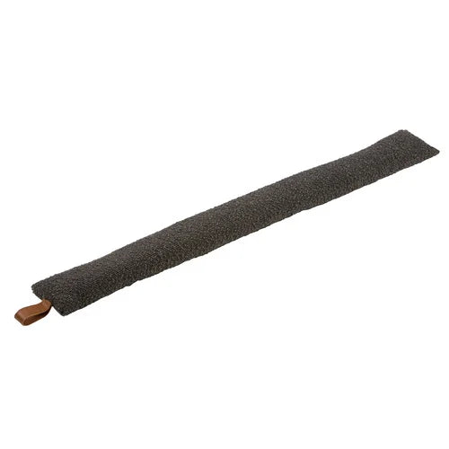 Boucle Charcoal Draught Excluder