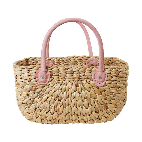 Harvest Basket with Rosie Suede Handle