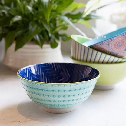 Mikasa Does It All Bowl | Leafy Indigo