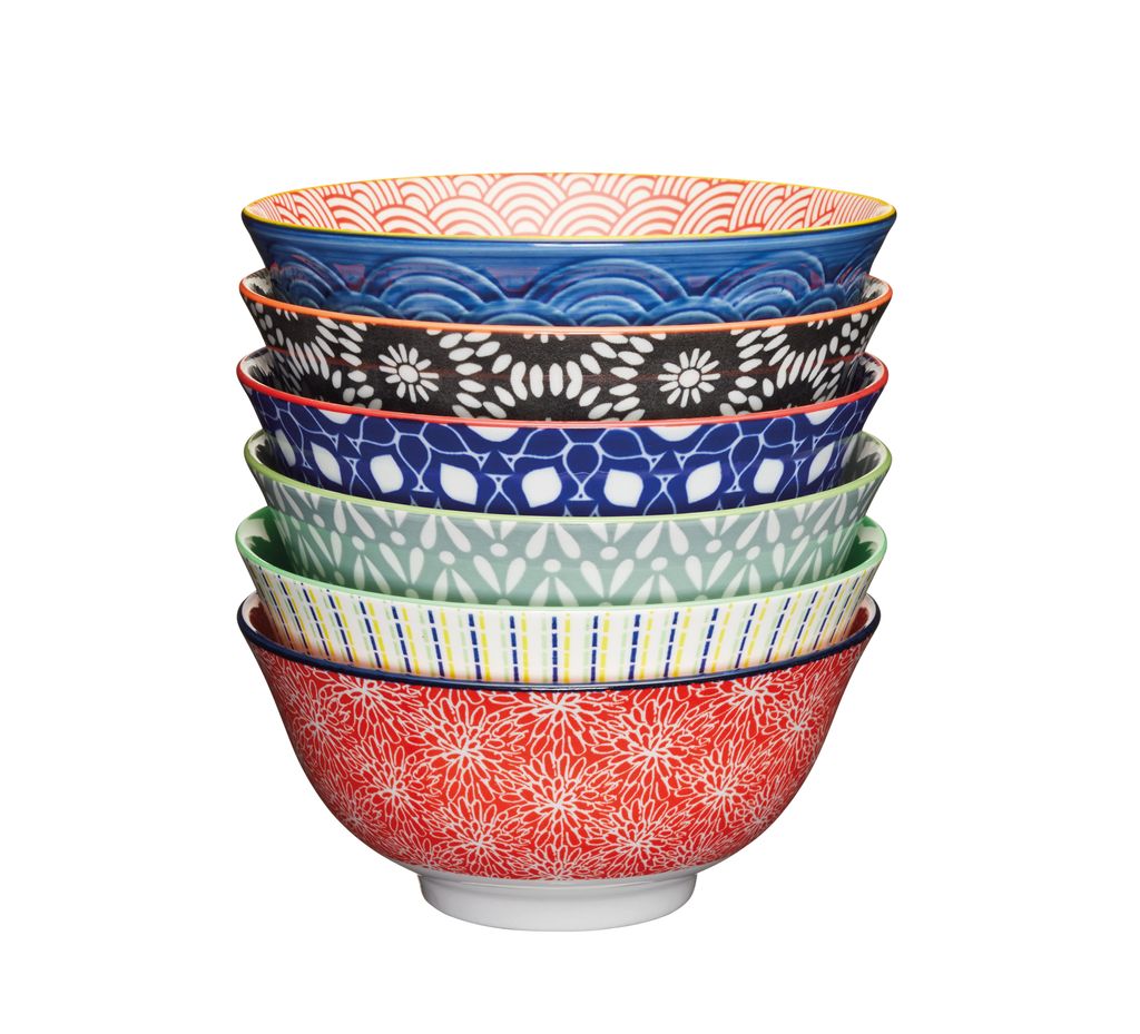 Mikasa Does It All Bowl | Floral Blue