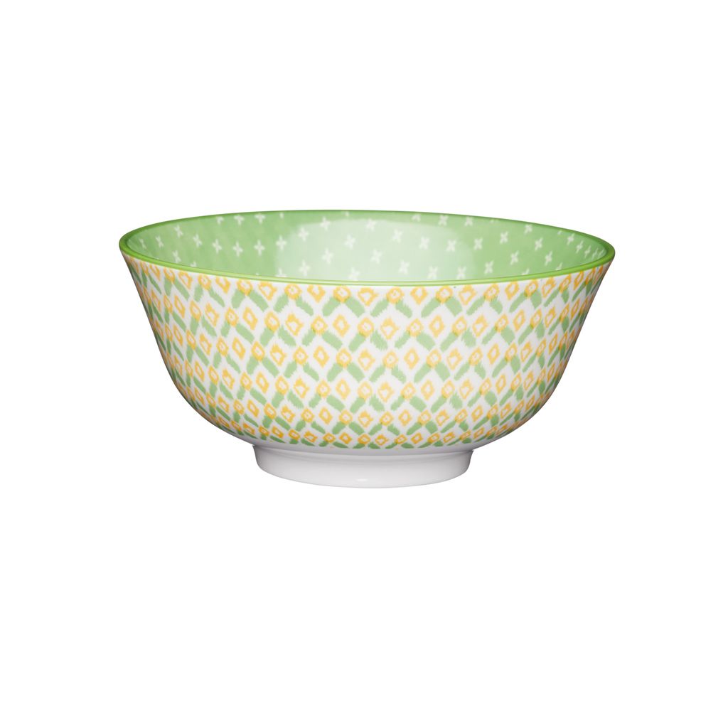 Mikasa Does It All Bowl | Geometric Green