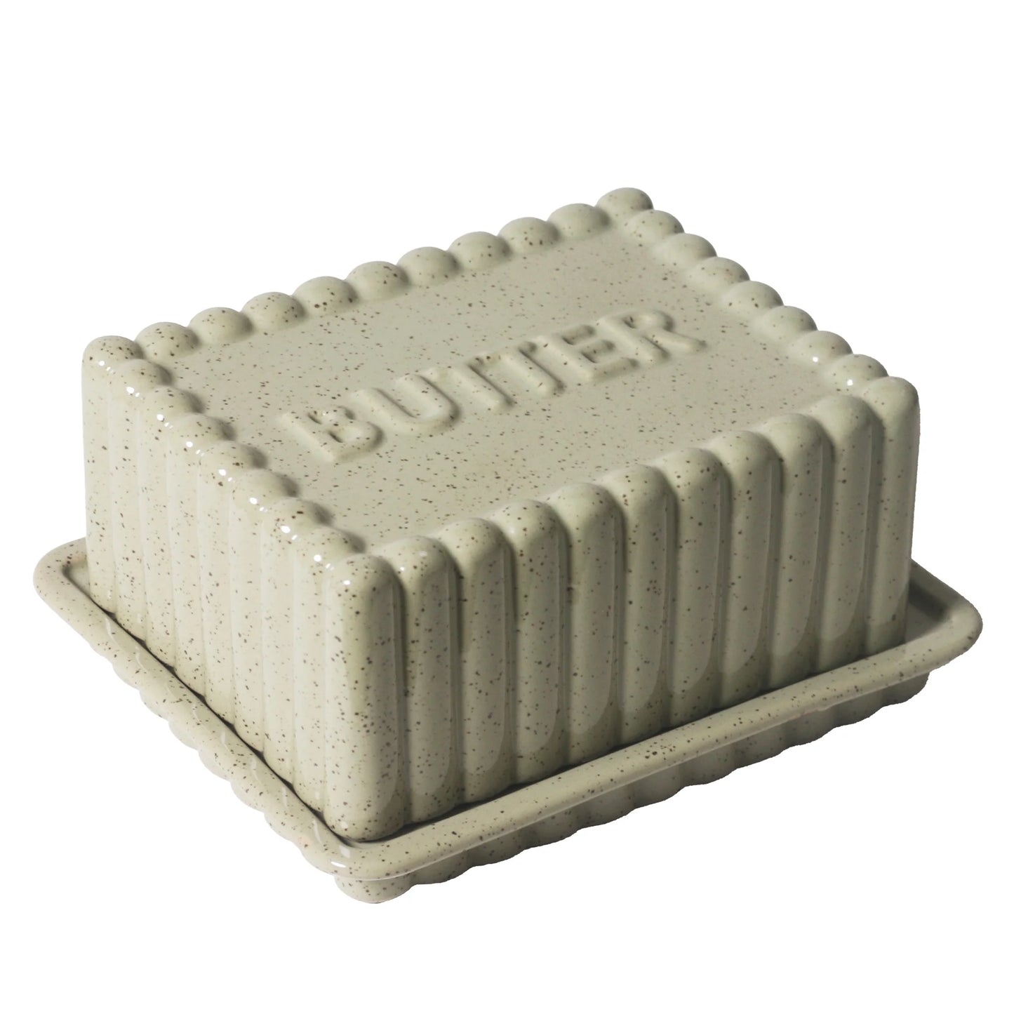 Butter Dish Large | Peppercorn - Kitchen Life