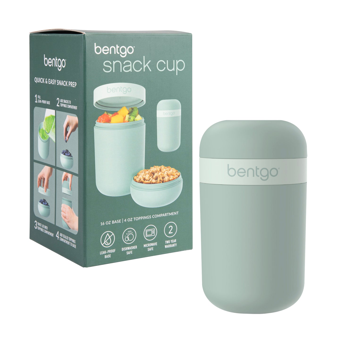 Bentgo Snack Cup 590ml | Mint Green