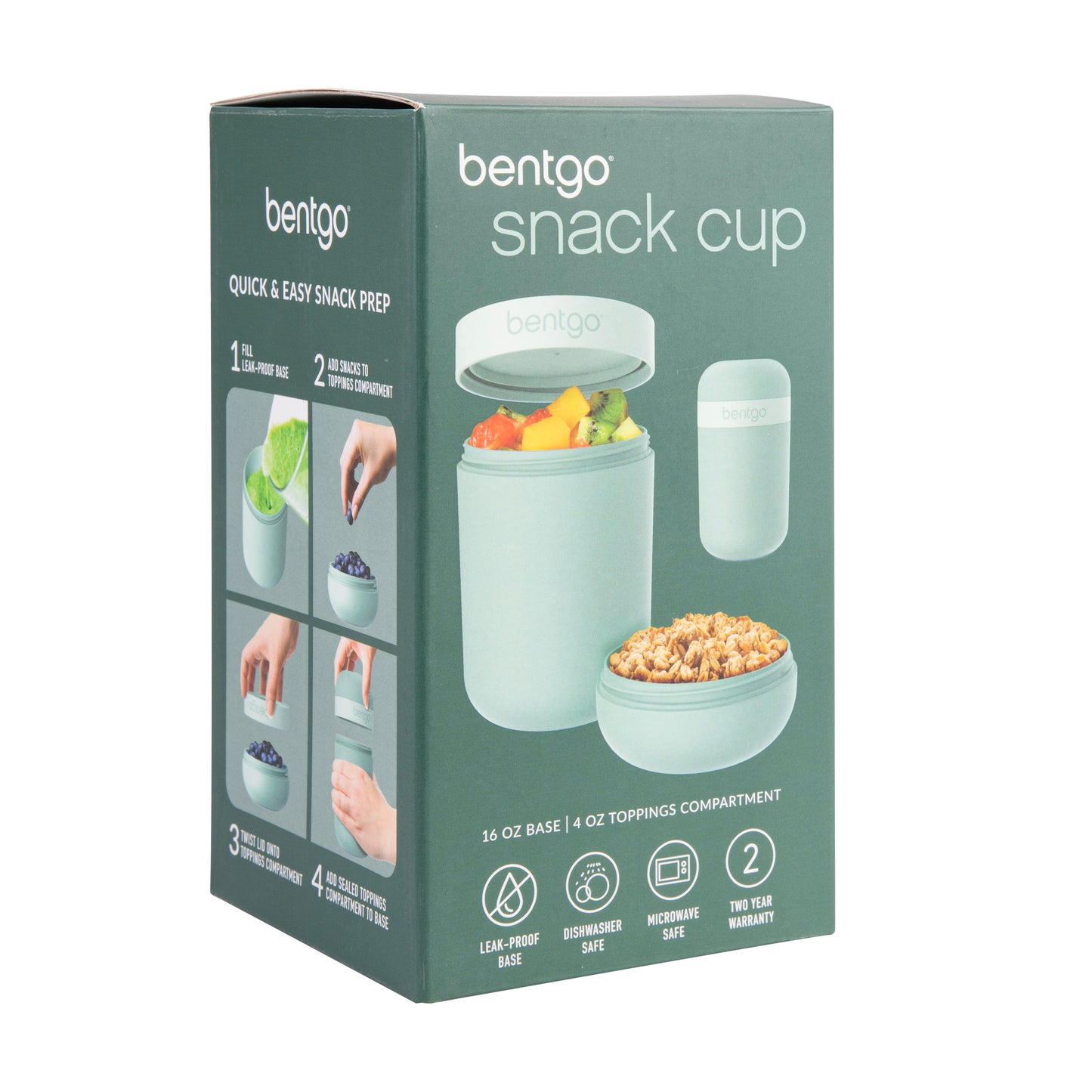 Bentgo Snack Cup 590ml | Mint Green