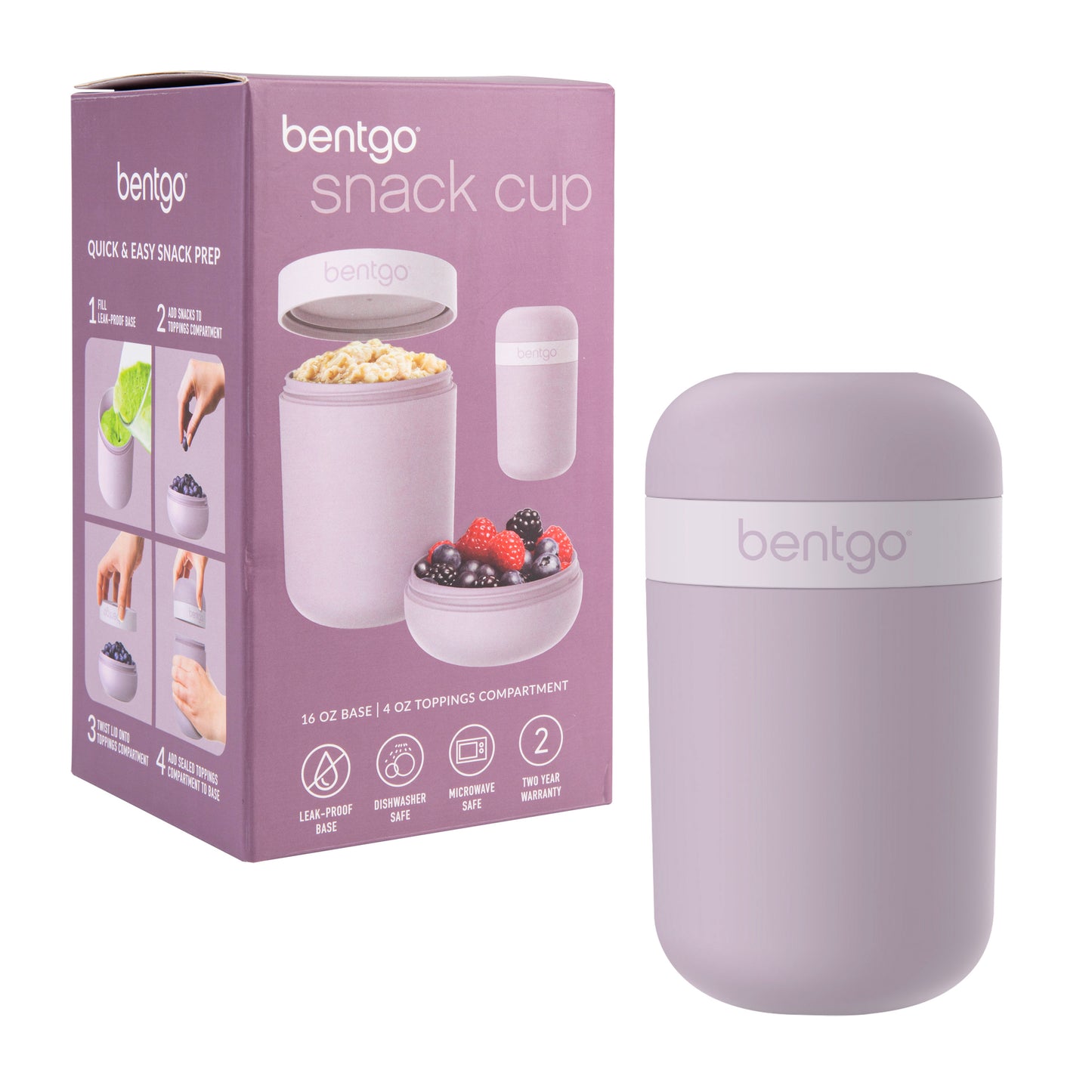 Bentgo Snack Cup 590ml | Orchid