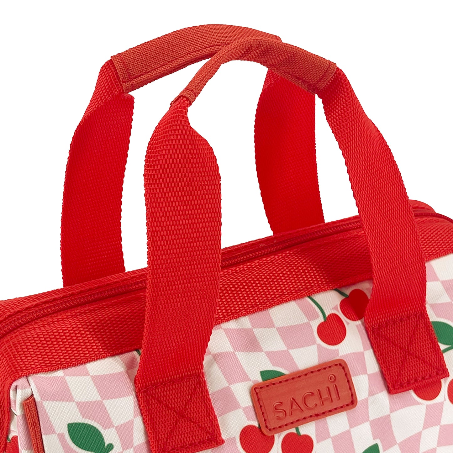 Sachi Style 34 Insulated Lunch Bag - Chequered Cherries