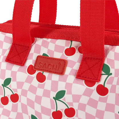 Sachi Style 34 Insulated Lunch Bag - Chequered Cherries