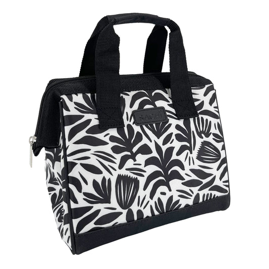Sachi Style 34 Insulated Lunch Bag - Monochrome Blooms