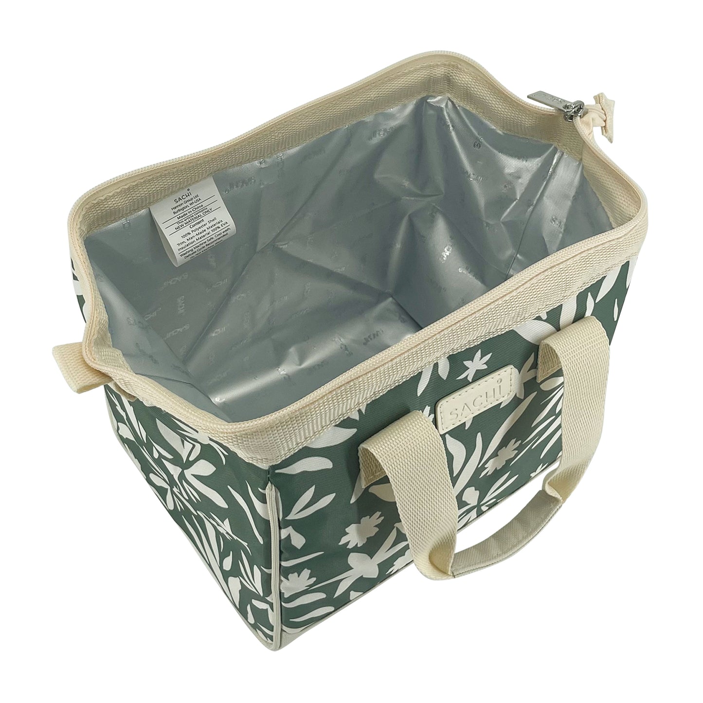 Sachi Style 34 Insulated Lunch Bag - Sage Wildflower