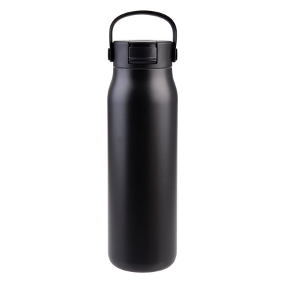 Oasis 'Sorrento' Sipper Bottle S/S Ceramic Lined 900ml | Black