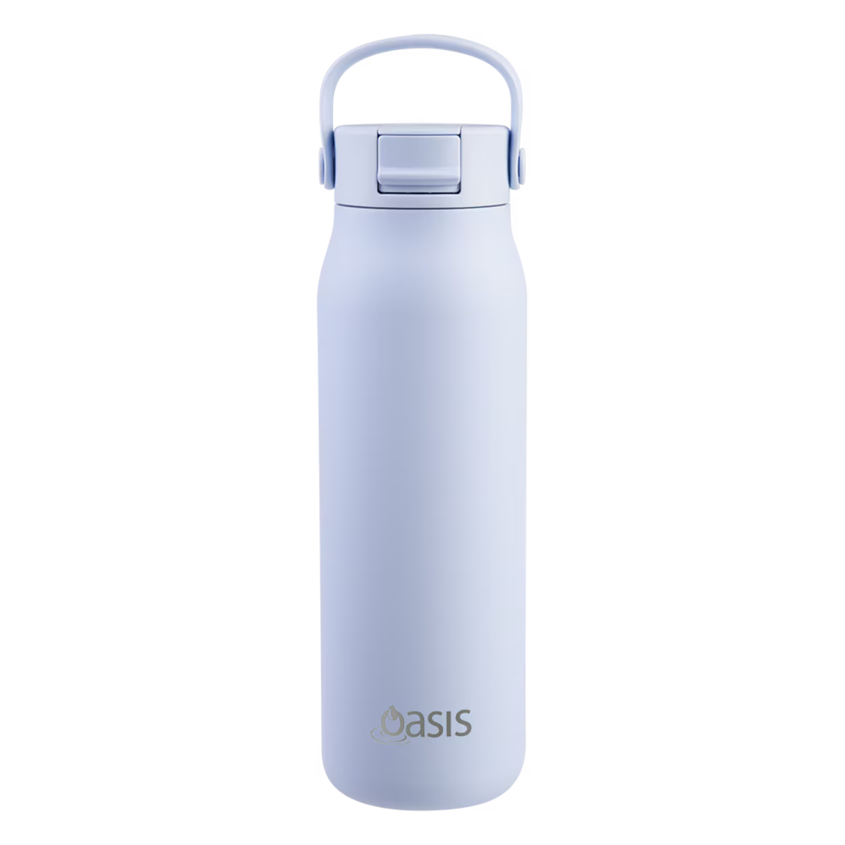 Oasis 'Sorrento' Sipper Bottle S/S Ceramic Lined 900ml | Periwinkle