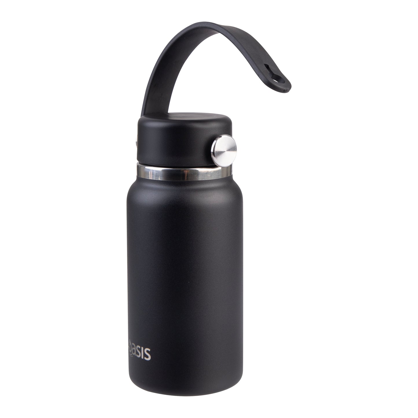 Oasis 'Mini' Drink Bottle S/S Double Walled 200ml | Black