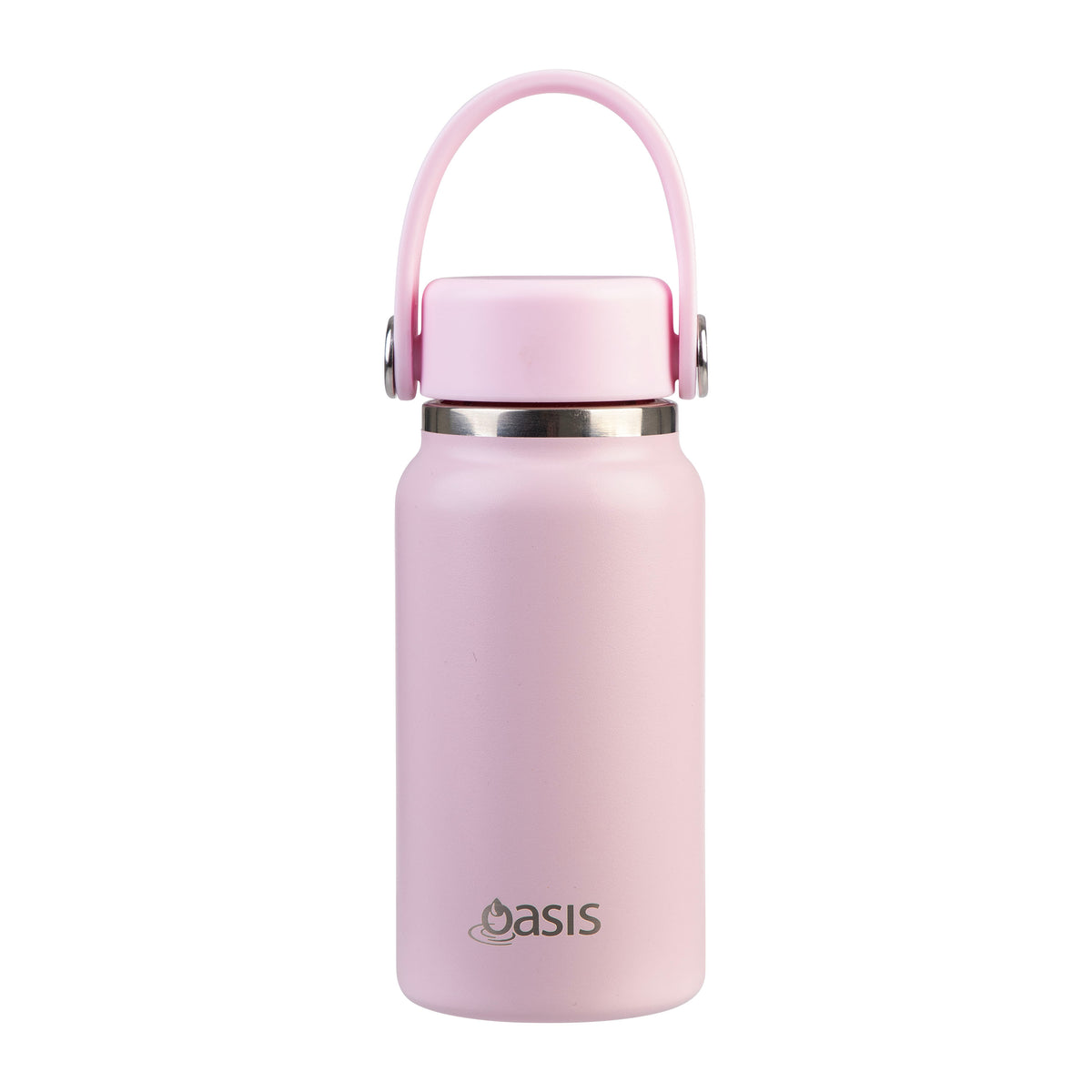 Oasis 'Mini' Drink Bottle S/S Double Walled 200ml | Pink Lemonade