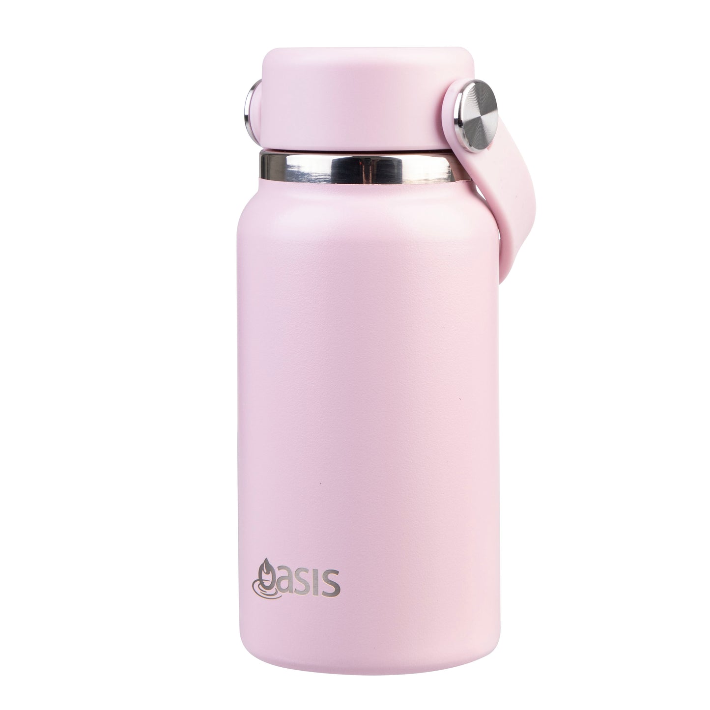 Oasis 'Mini' Drink Bottle S/S Double Walled 200ml | Pink Lemonade