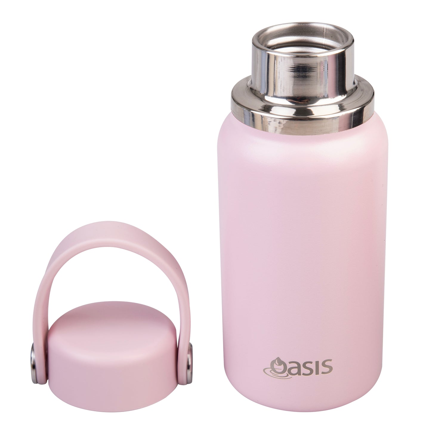 Oasis 'Mini' Drink Bottle S/S Double Walled 200ml | Pink Lemonade