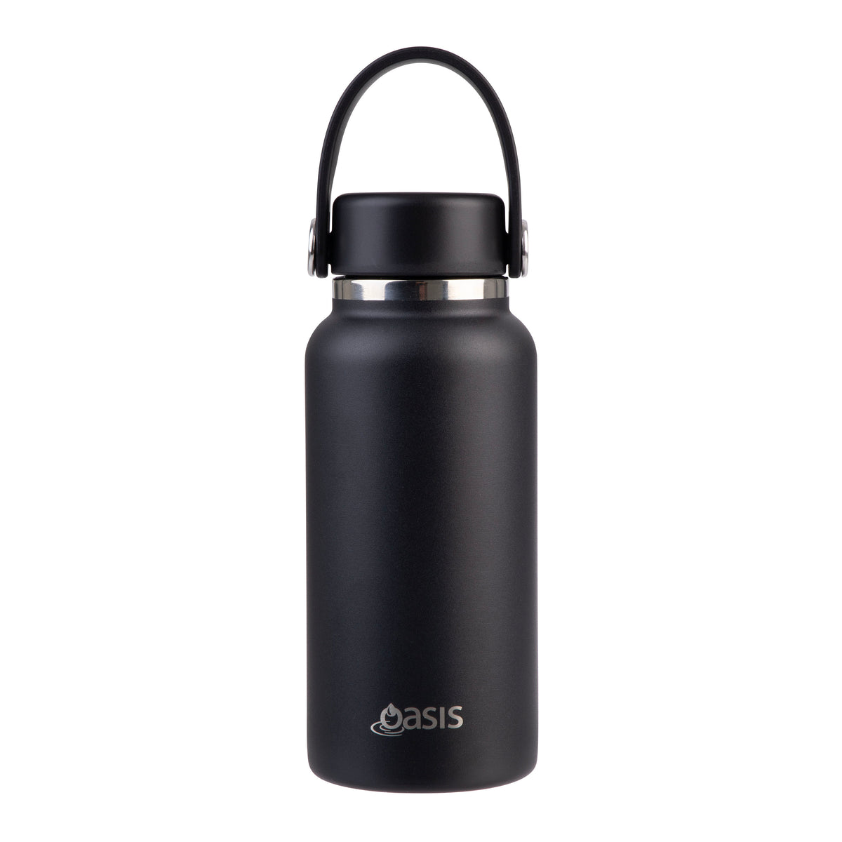 Oasis 'Mini' Drink Bottle S/S Double Walled 300ml | Black