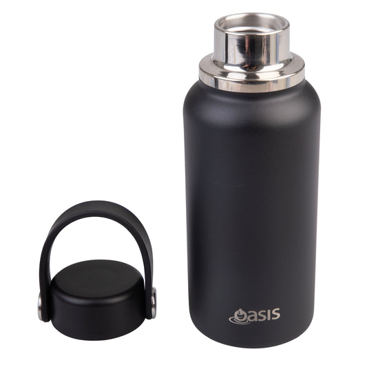 Oasis 'Mini' Drink Bottle S/S Double Walled 300ml | Black