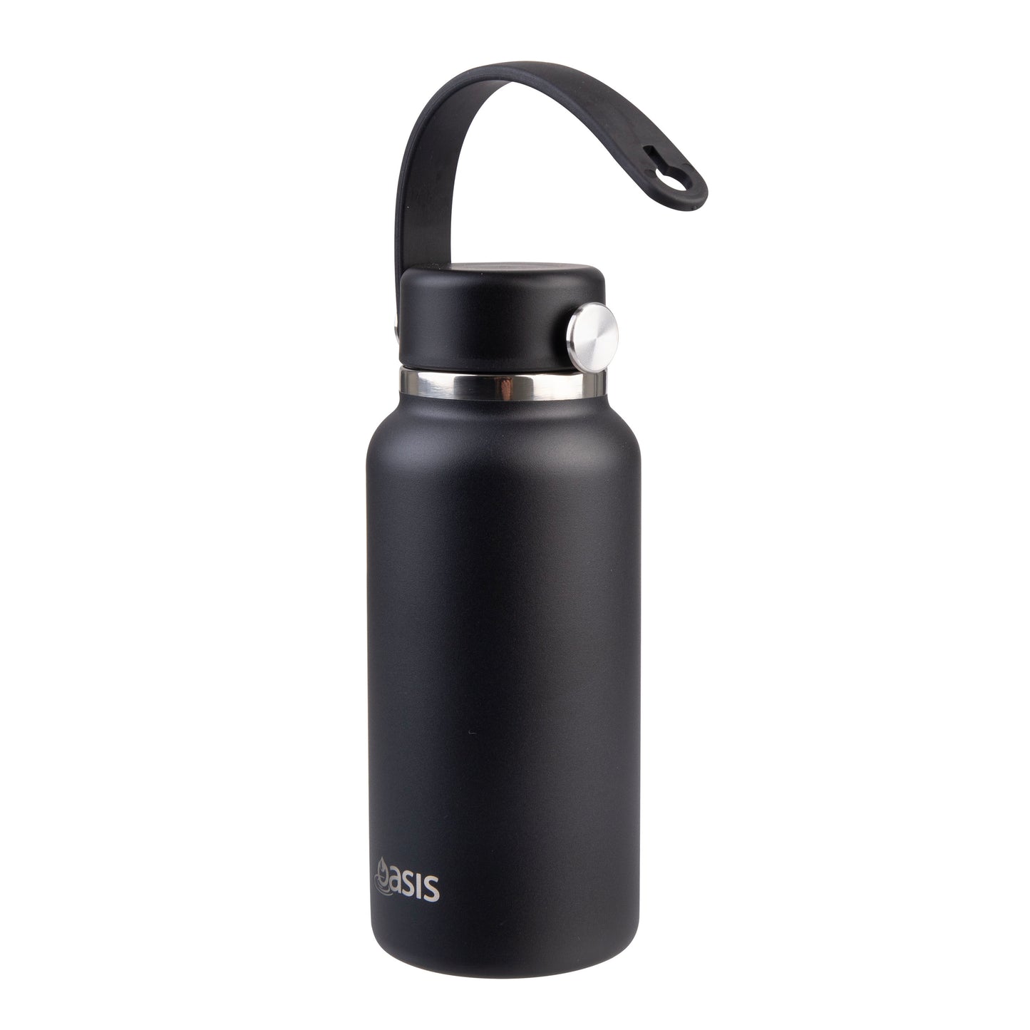 Oasis 'Mini' Drink Bottle S/S Double Walled 300ml | Black