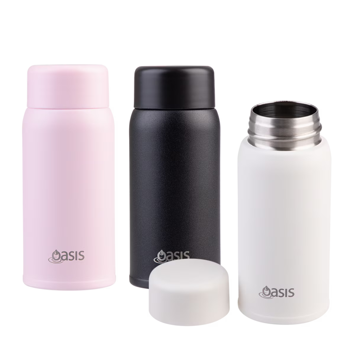 Oasis 'Mini-Mini' Drink Bottle S/S Double Walled 150ml | Linen