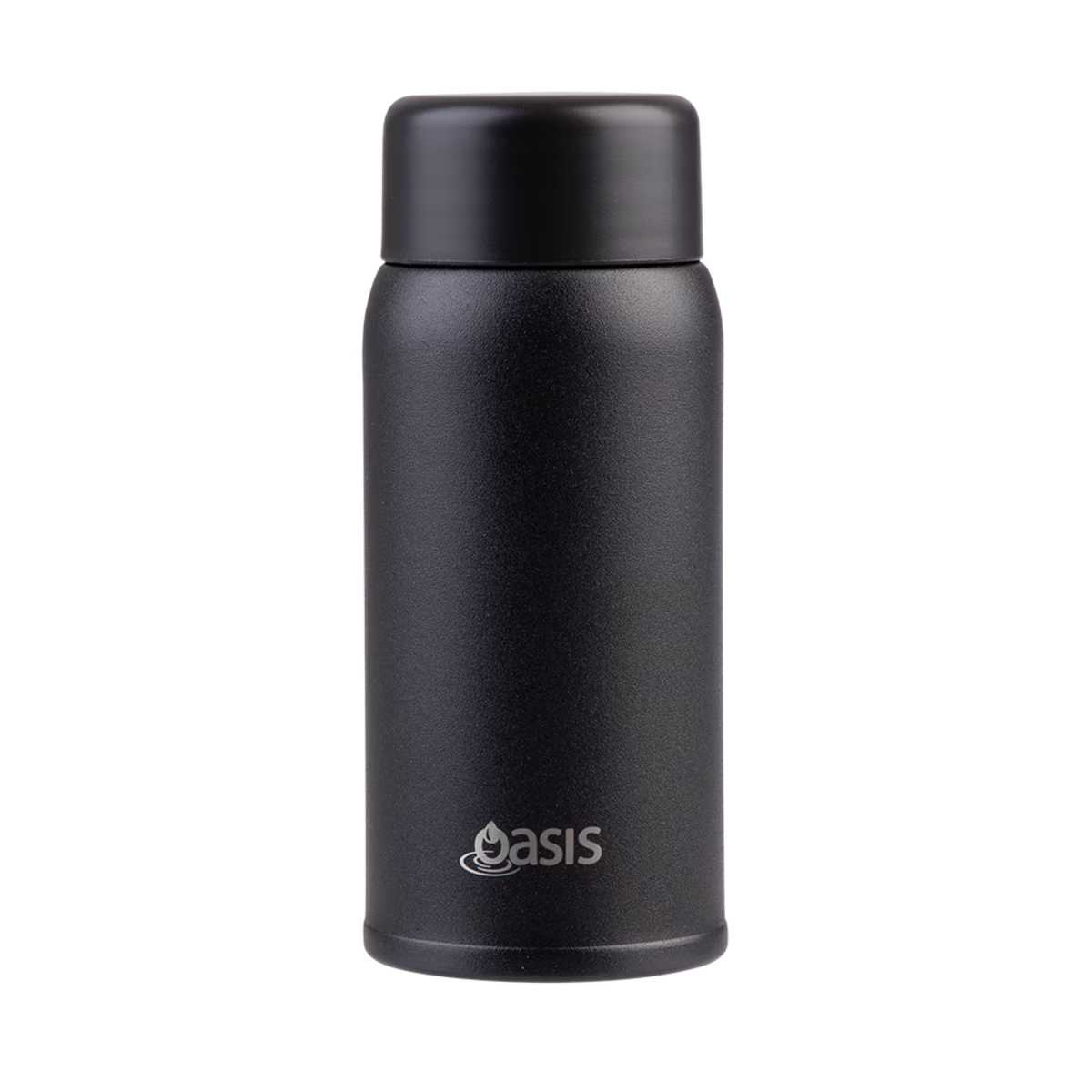Oasis 'Mini-Mini' Drink Bottle S/S Double Walled 150ml | Black