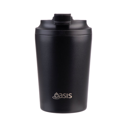 Ceramic Lined S/S Double Wall Coffee Cup | Black 235ml
