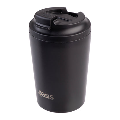 Ceramic Lined S/S Double Wall Coffee Cup | Black 235ml
