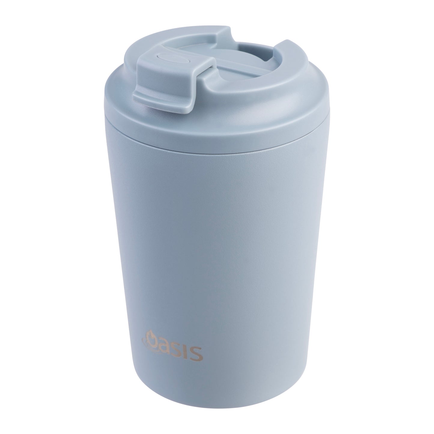 Ceramic Lined S/S Double Wall Coffee Cup | Hazy Blue 235ml
