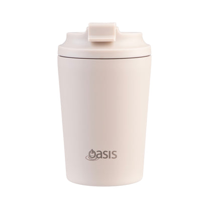 Ceramic Lined S/S Double Wall Coffee Cup | Oat 235ml