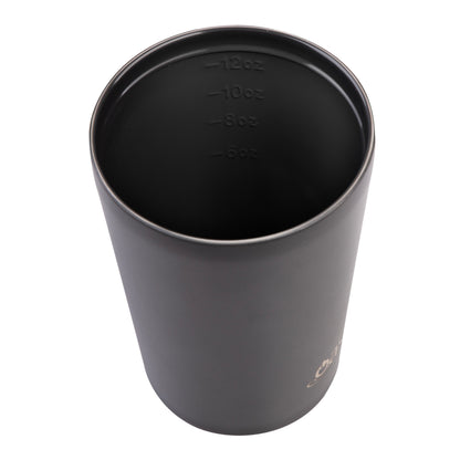 Ceramic Lined S/S Double Wall Coffee Cup | Black 360ml