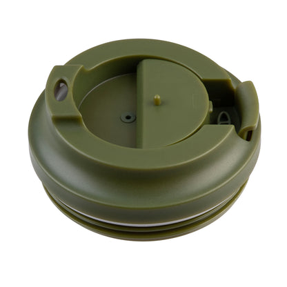 Ceramic Lined S/S Double Wall Coffee Cup | Forest Green 360ml