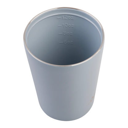 Ceramic Lined S/S Double Wall Coffee Cup | Hazy Blue 360ml