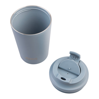 Ceramic Lined S/S Double Wall Coffee Cup | Hazy Blue 360ml