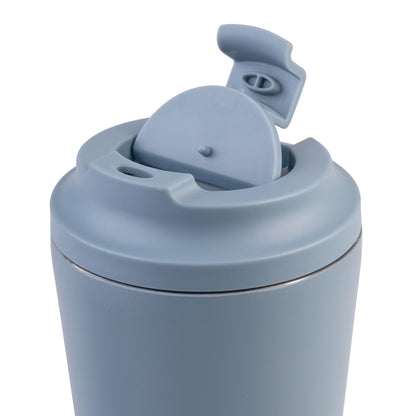 Ceramic Lined S/S Double Wall Coffee Cup | Hazy Blue 360ml