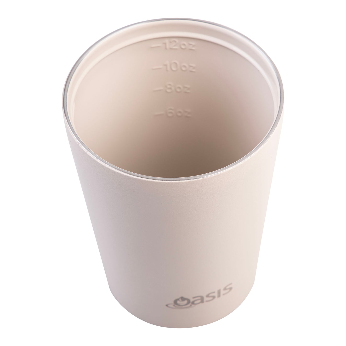 Ceramic Lined S/S Double Wall Coffee Cup | Oat 360ml