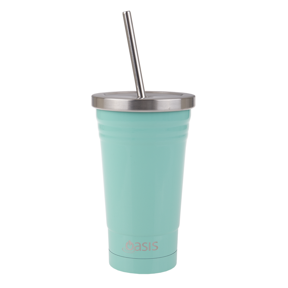 Insulated Smoothie Tumbler with Straw - Spearmint