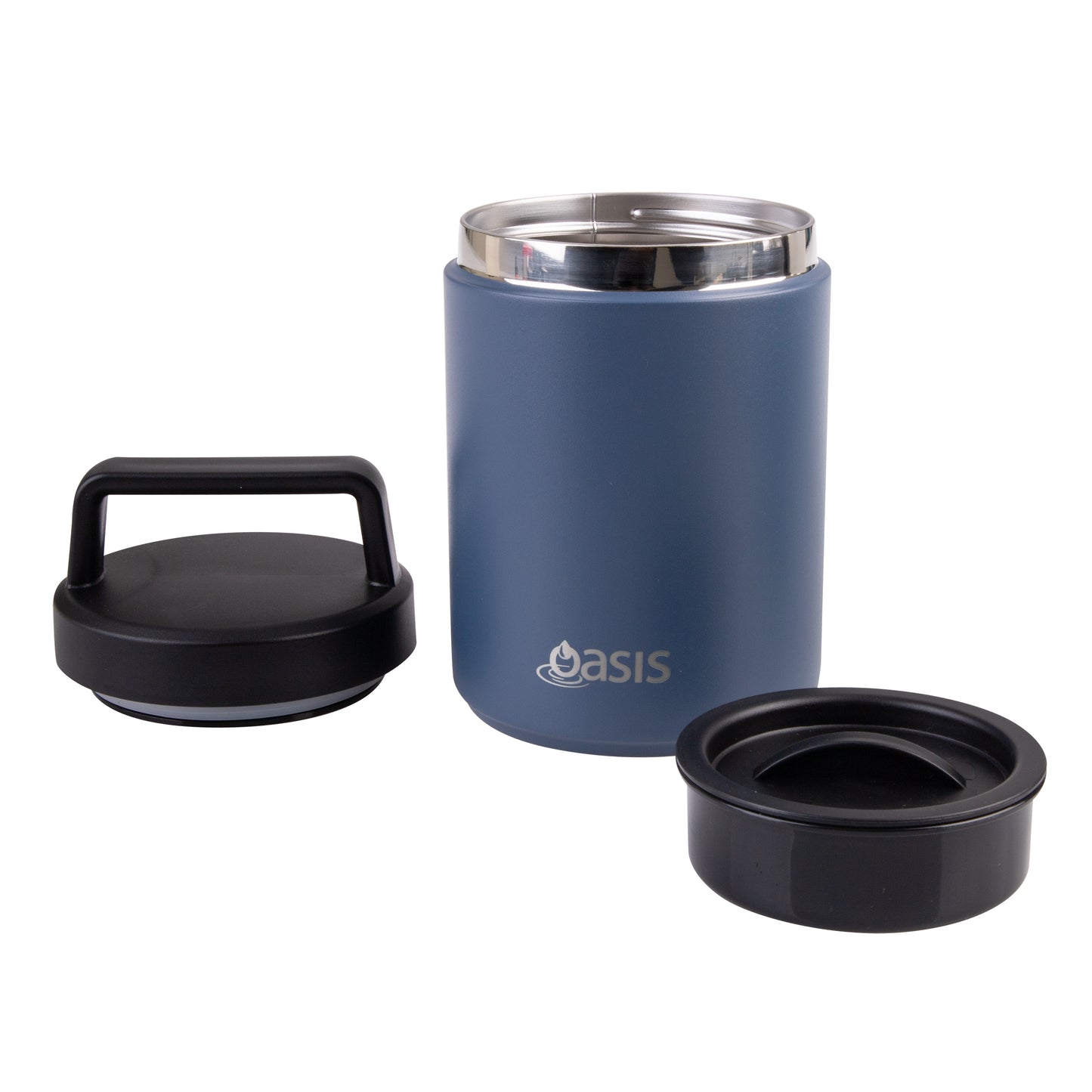Insulated Food Flask with Handle | Indigo 480ml