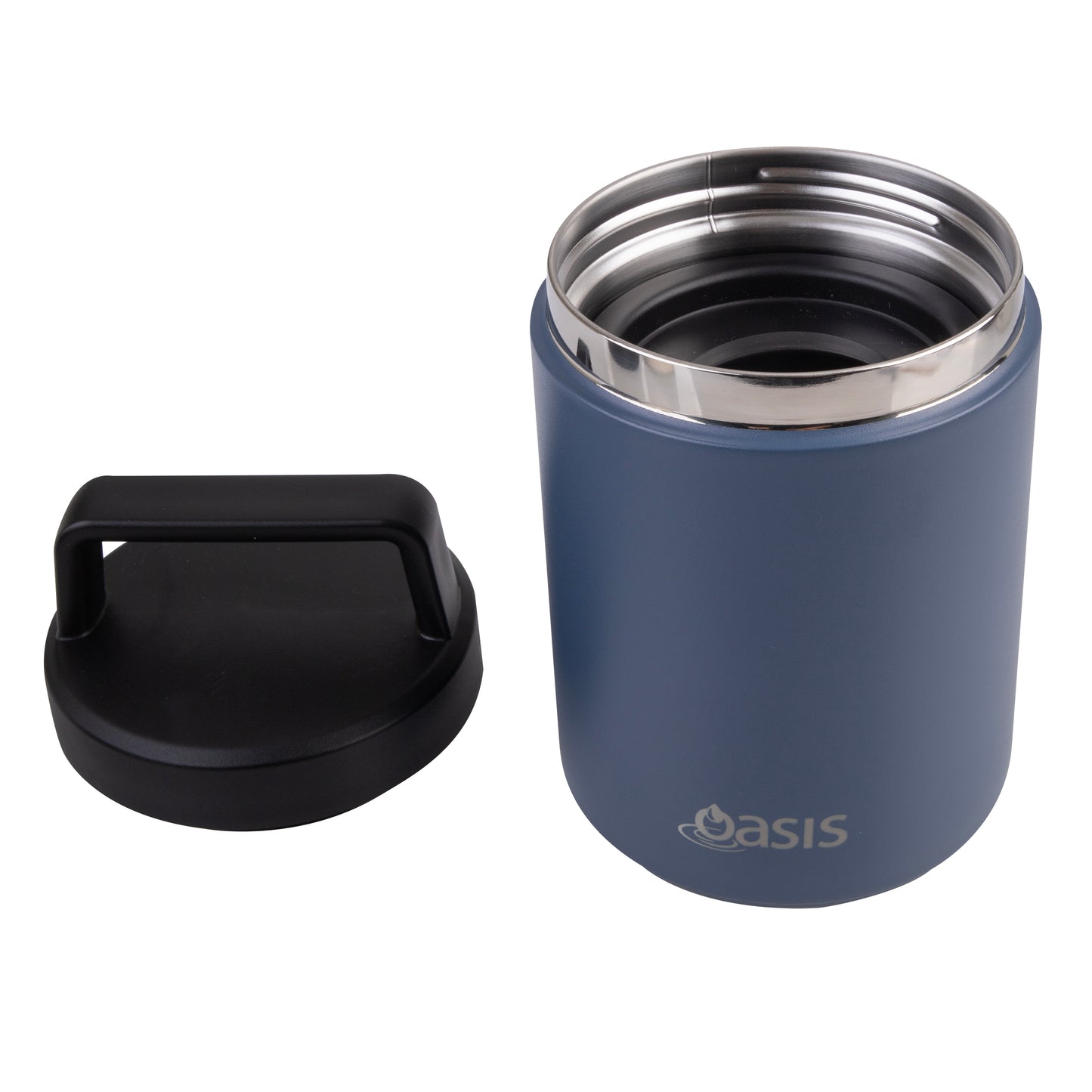 Insulated Food Flask with Handle | Indigo 480ml