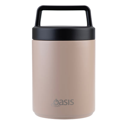 Insulated Food Flask with Handle | Latte 480ml