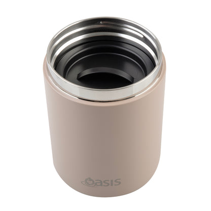 Insulated Food Flask with Handle | Latte 480ml