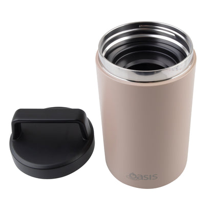 Insulated Food Flask with Handle | Latte 700ml