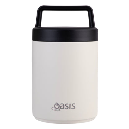 Insulated Food Flask with Handle & Spoon | Alabaster 480ml