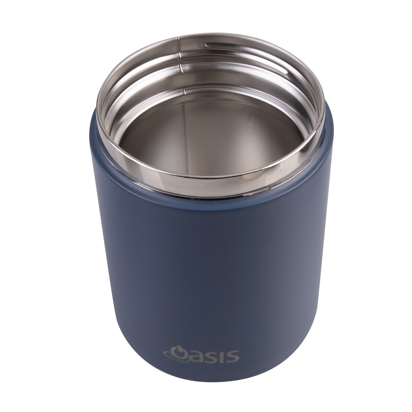 Insulated Food Flask with Handle & Spoon | Indigo 480ml
