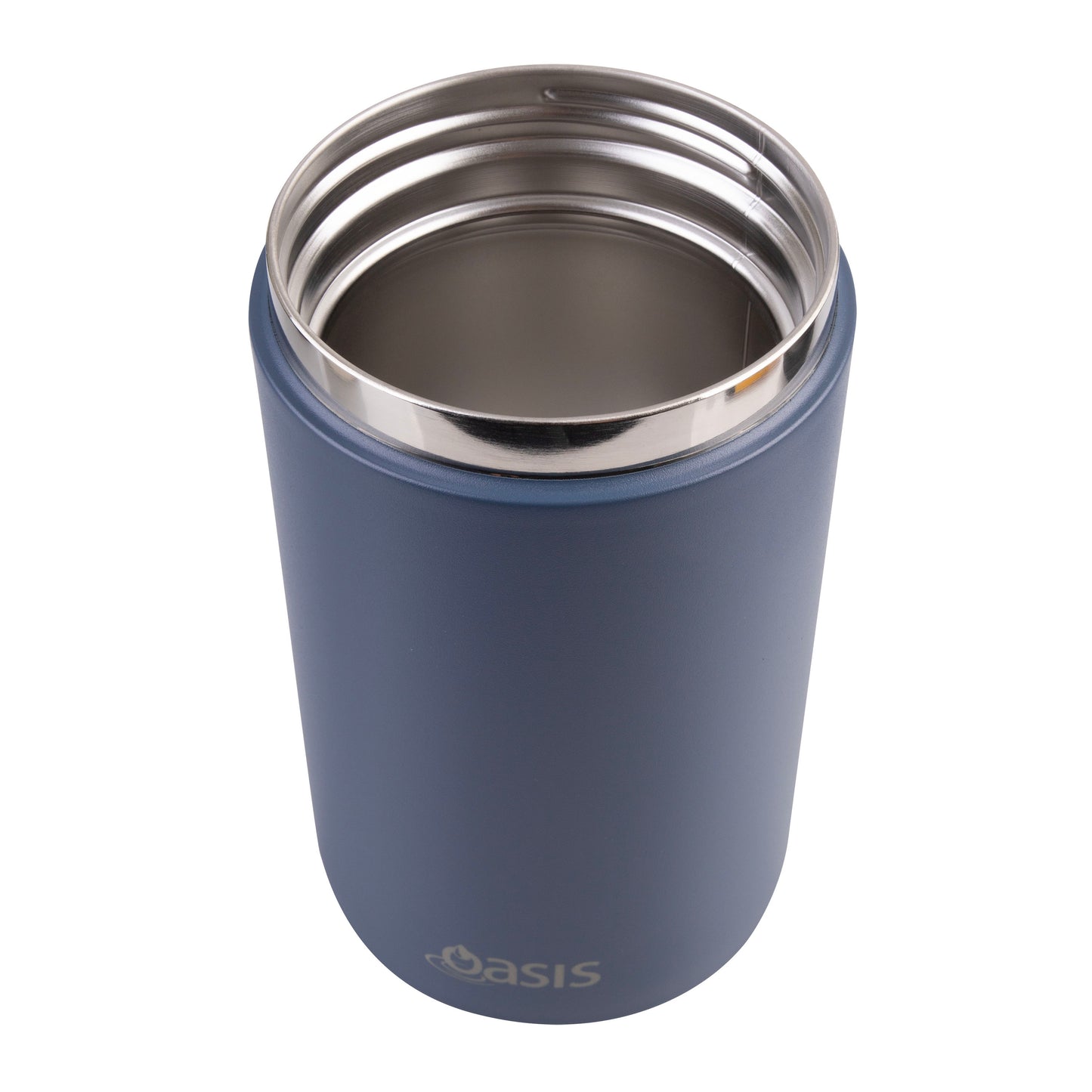 Insulated Food Flask with Handle & Spoon | Indigo 700ml