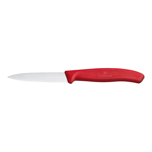 Victorinox Paring Knife Wavy Edge | New Red