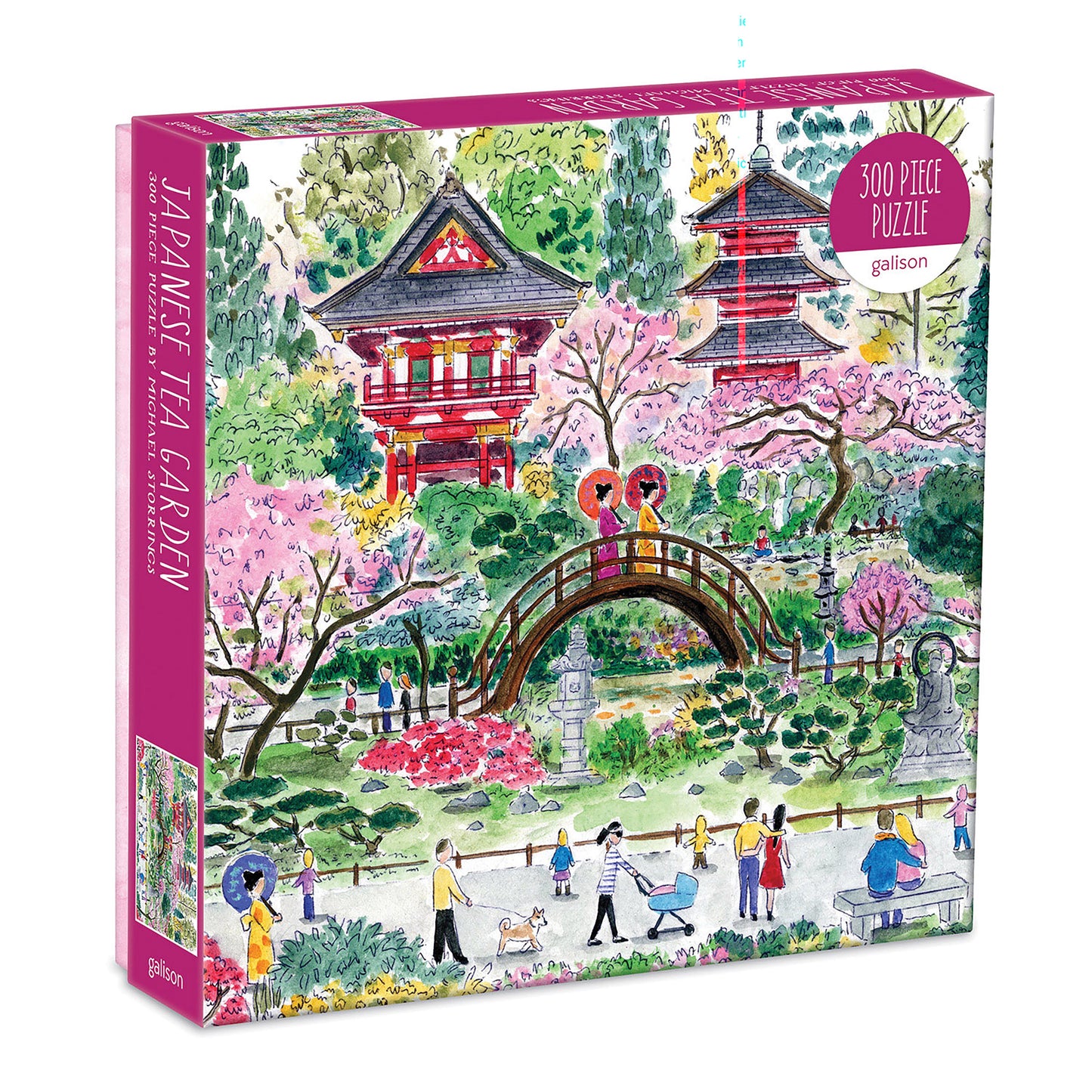 Galison Michael Storrings Japanese Tea Garden Puzzle 300pc