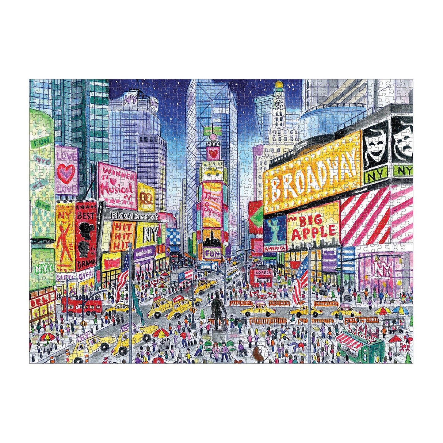 Galison Michael Storrings TImes Square Puzzle 1000pc