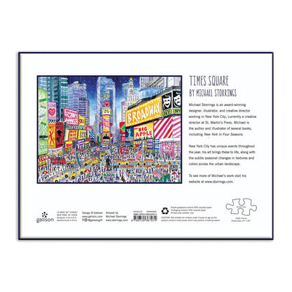 Galison Michael Storrings TImes Square Puzzle 1000pc