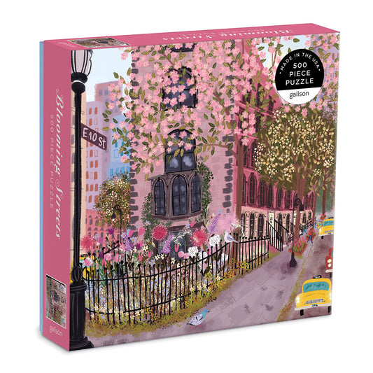 Galison Joy Laforme Blooming Streets Puzzle 500pc